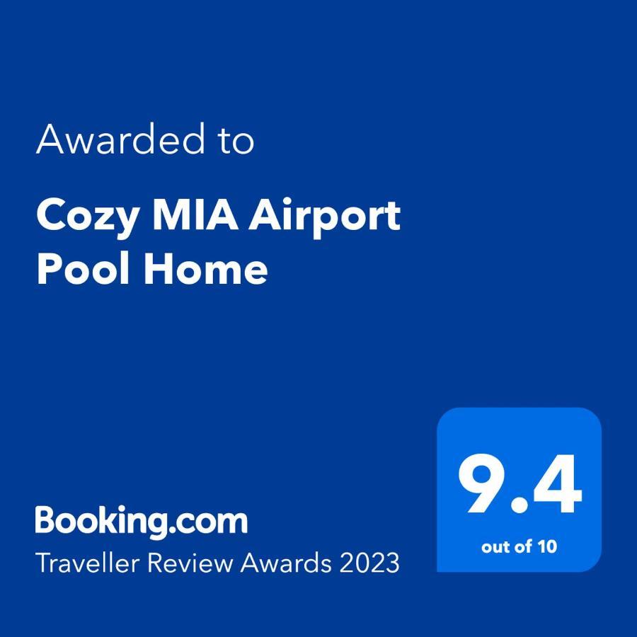 Cozy Mia Airport Pool Home Miami Luaran gambar